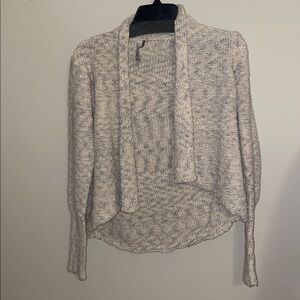 Cozy Open-Front Chunky Knit Women’s Sweater - Light Taupe